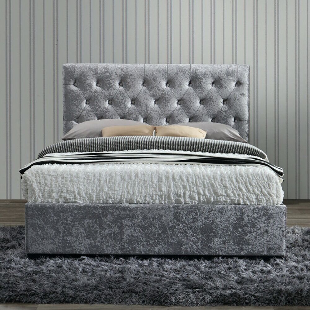 Craik Contemporary Button Tufted Bed