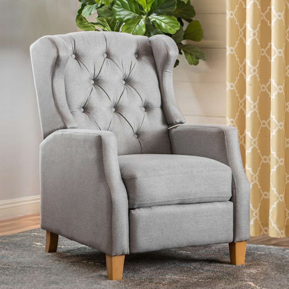 Fabric Tufted Club Chair