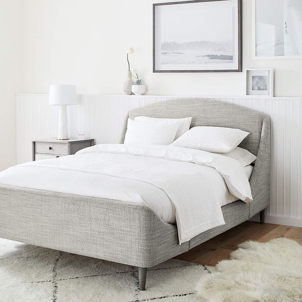 Fatima Mist Upholstered Bed