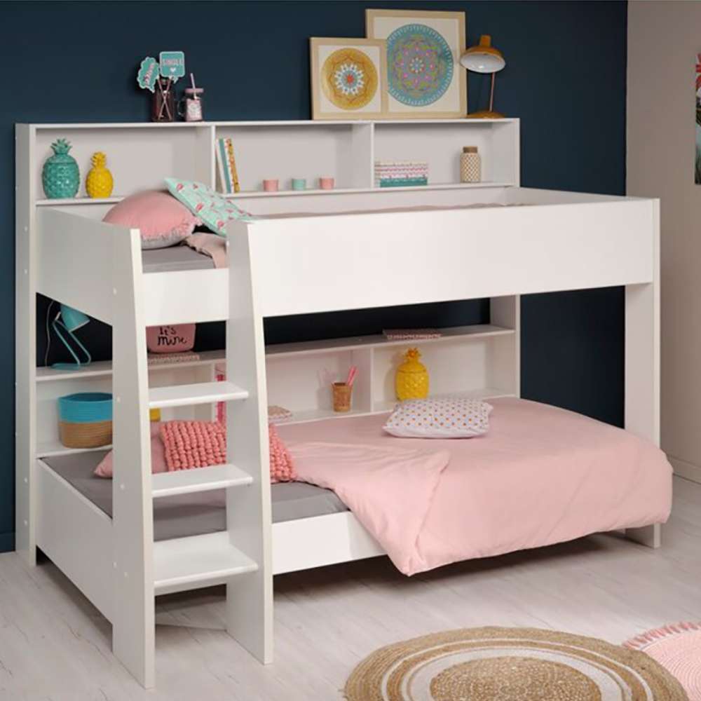 Benji European Single Bed with Shelves and Drawers