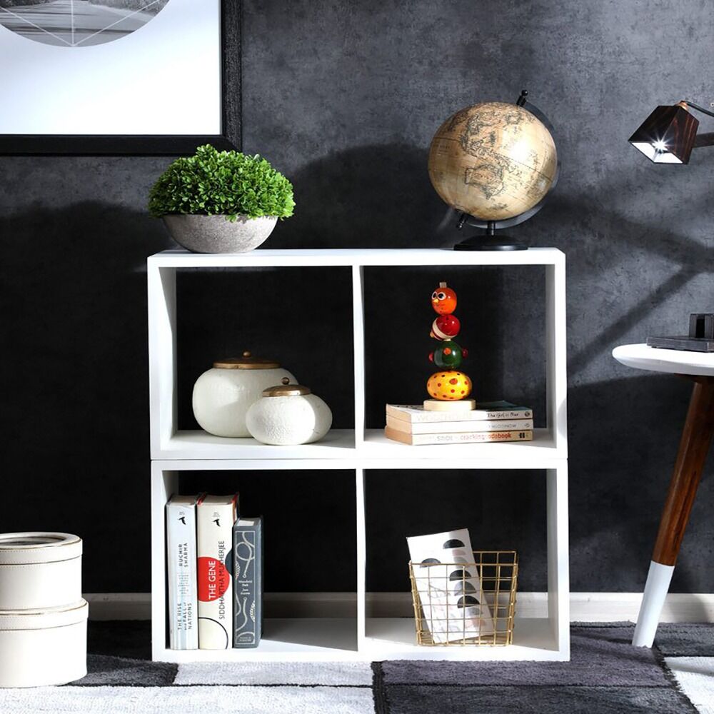 Box Storage Cabinets in White