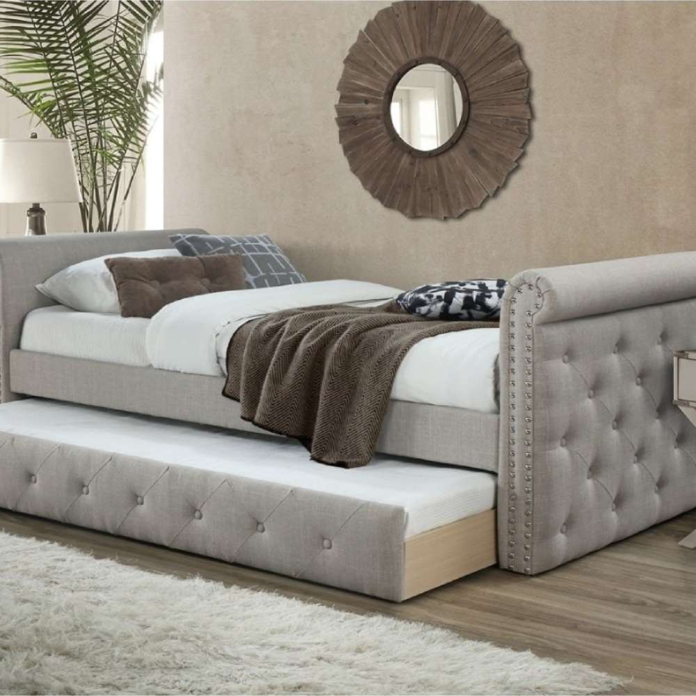 Chester Tufted Twin Daybed with Trundle