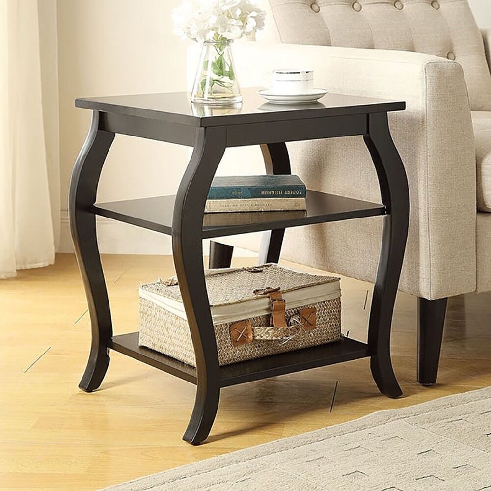 Curved Legs End Table