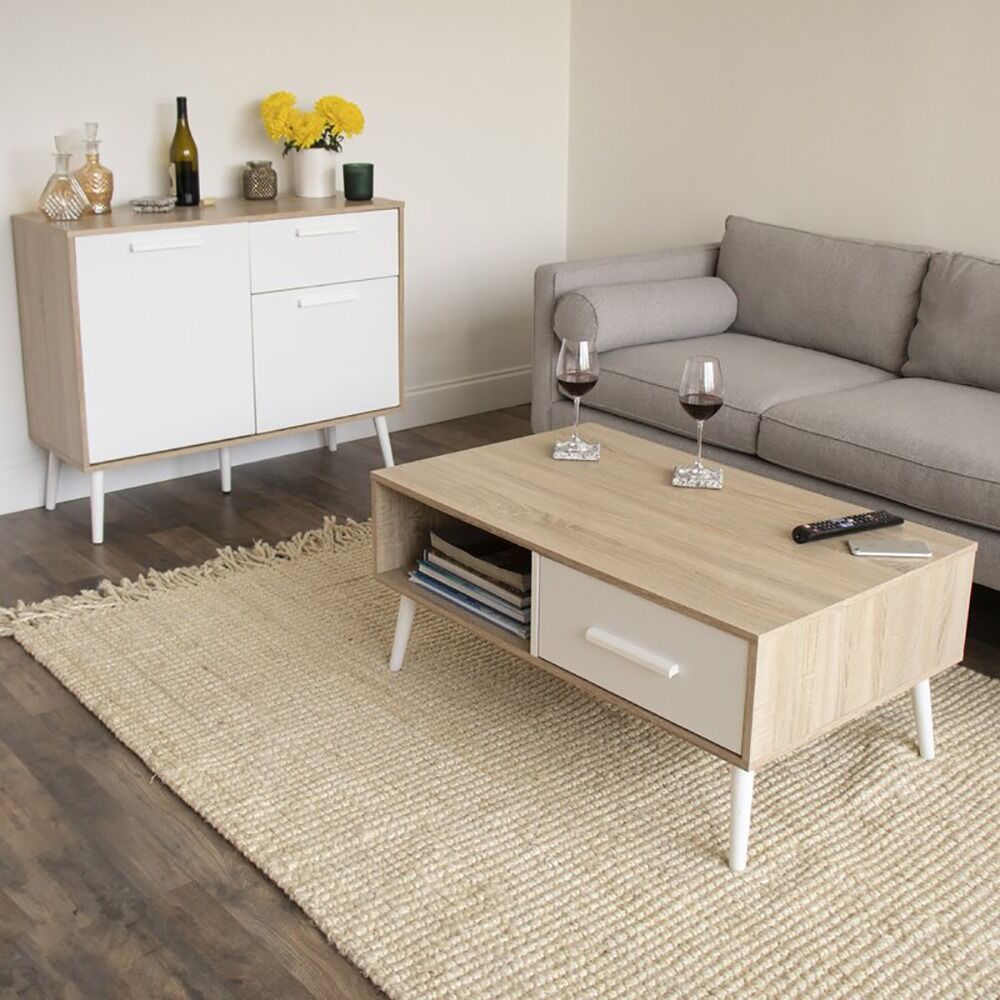 Joyce 4 Legs Coffee Table with Storage