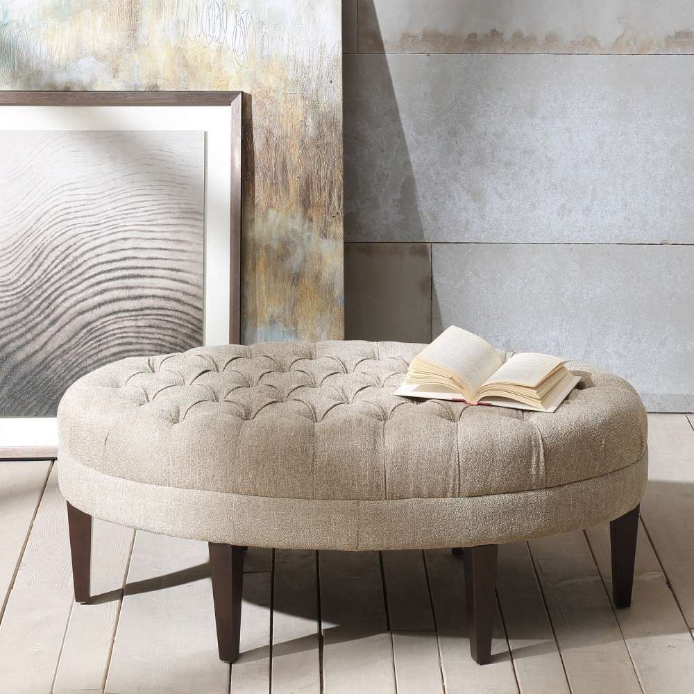 Surfboard Tufted Ottoman