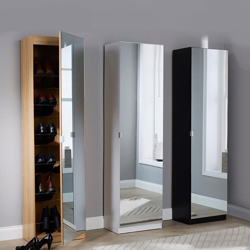 Mirror Shoe Cabinet