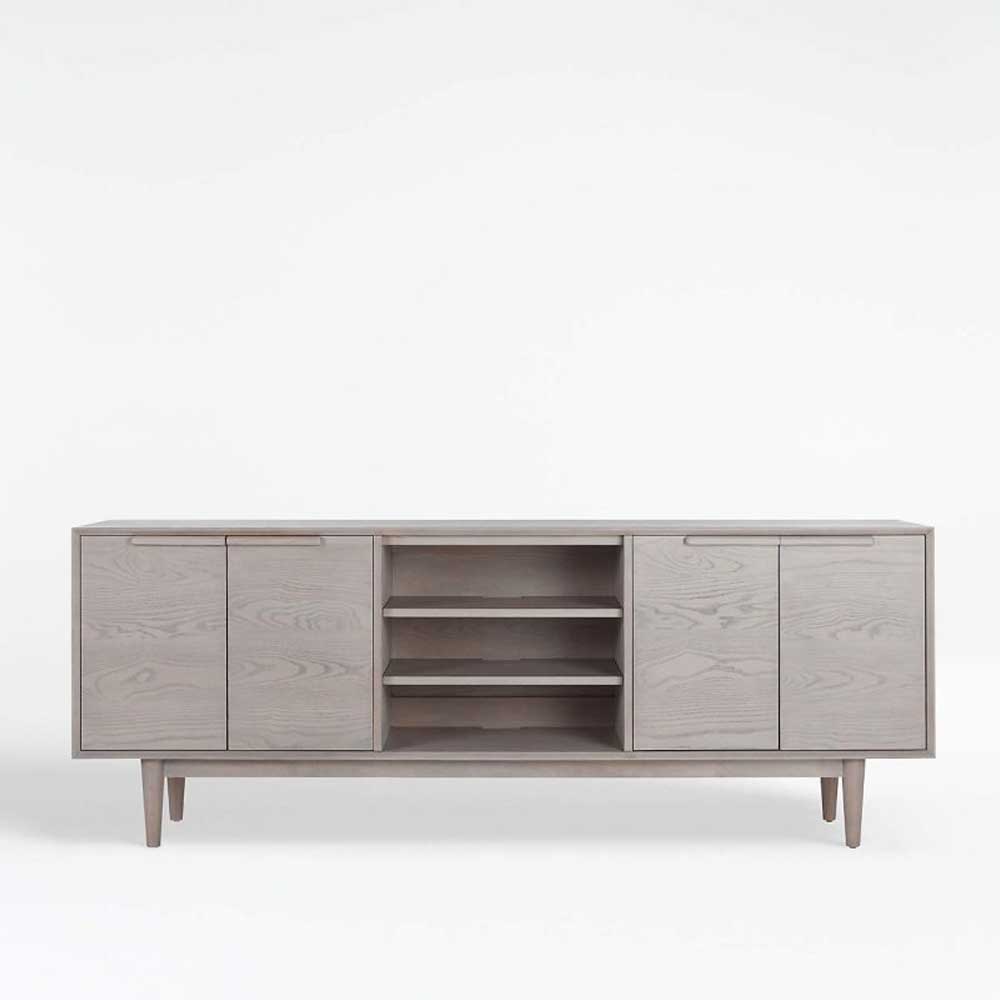 Silver 80″ Media Console by Fatima