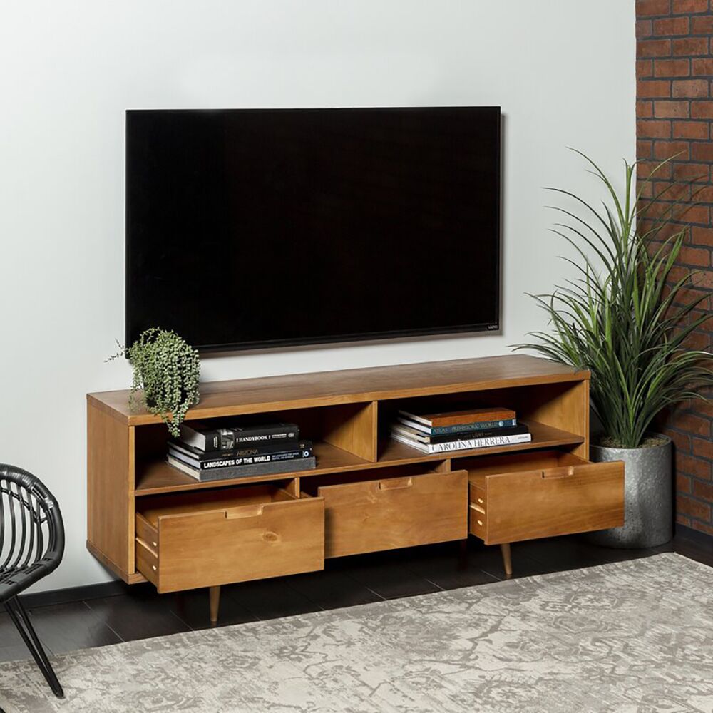 Sadie Solid Ply Wood TV Stand