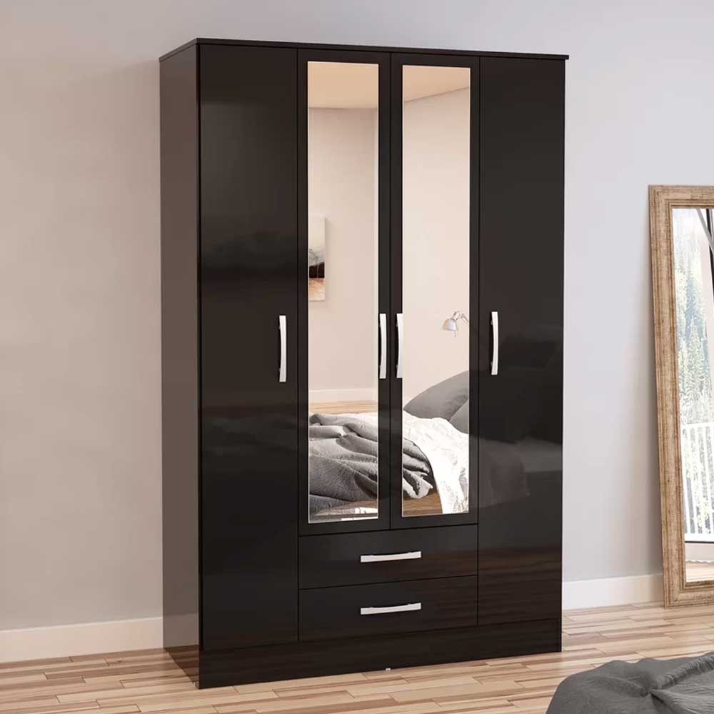 Fatima Furniture Linch 4 Door Wardrobe