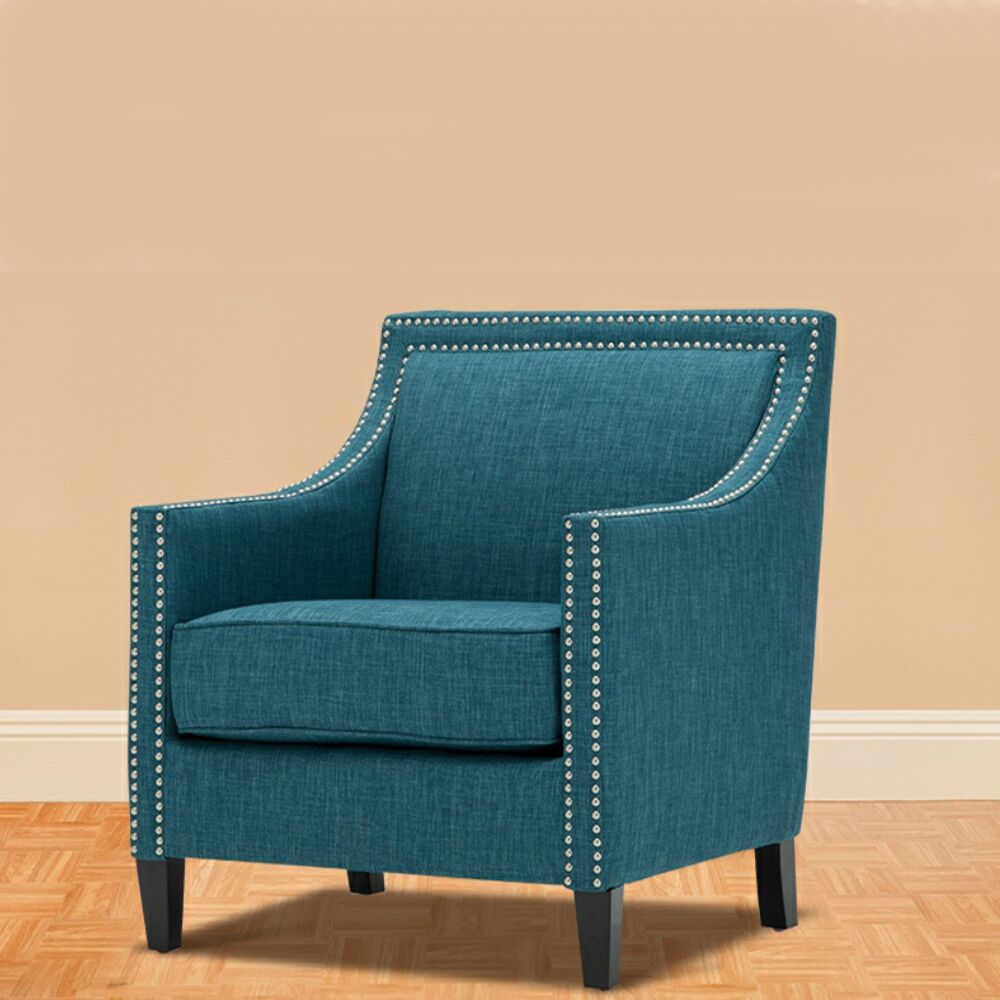 Tanner Teal Accent Chair