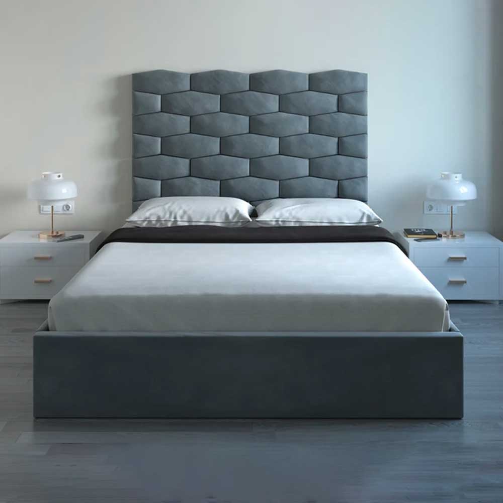 Custom Made Upholstered Wall panel bed